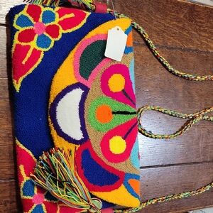 Colorful Embroidered Women's Bag